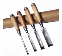 Set di 4 scalpelli for legno for intaglio del legno, utensili manuali pesanti, 1/4", 1/2", 3/4" e 1" (6 mm, 12 mm, 18 mm, 25 mm) Set di coltelli for intaglio del legno