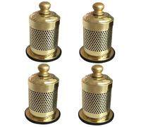 Set di 4 scatole per moxibustion, supporto per purificatore d'aria, strumento per bruciare Moxa Moxa, serbatoio di calore a mano, per la casa