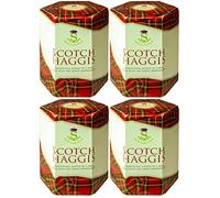 Set di 4 Scozzese Scotch Haggis Regali di Cibo Scozzese Piatto Nazionale Scozzese