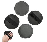 Set di 4 scrubber esfolianti per il corpo e per la schiena, in gomma, per rimuovere la pelle morta del corpo, strumento esfoliante per texture grossolana e fine