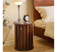 Set di 4 sedie da pranzo 4 in 1, stile moderno, impilabili, multifunzionali, tavolino e sedie, finitura noce, design salvaspazio per casa e cucina.