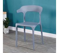 Set di 4 sedie da pranzo impilabili leggere in plastica con schienale, capacità di carico 294,8 kg, perfette per cucina e sala da pranzo. Dimensioni: 40,6 x 48,3 x 76,2 cm