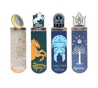 Set Di 4 Segnalibri Il Signore Degli Anelli (LOTR) | Segnalibro Particolare Bambini Regalo Feste | Gadget Signore Degli Anelli Ufficiale