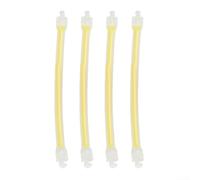 Set di 4 smorzatori per racchette da tennis in silicone, per assorbire gli urti e ridurre le vibrazioni, per migliorare il controllo e il comfort durante il gioco, mix giallo, rosso, blu, bianco