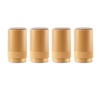 Set di 4 sollevatori regolabili for mobili che aggiungono 100 mm di altezza a letti, divani e armadi.(Wood Color)