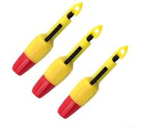Set di 4 sonde per piercing a filo non distruttivo 9,6 cm (B) | Jack in ottone e molle in acciaio, design sicuro per doppio morsetto a V, codifica colore rosso nero per polarità