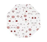 Set di 4 sottobicchieri con stampa carina, sottobicchieri in pelle, sottobicchieri per scrivania e sala da pranzo