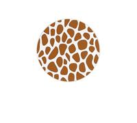 Set di 4 sottobicchieri con stampa giraffa, in diatomite, assorbenti, ad asciugatura rapida, per bevande, tazze rotonde per tavolo, bar, decorazione per la casa