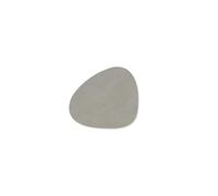 Set di 4 sottobicchieri Curve (11 x 13 cm) in pelle Nupo - LindDNA, Philippi: grigio chiaro