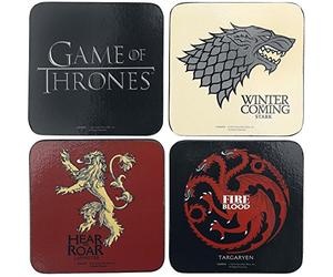 Set di 4 sottobicchieri "Game of Thrones"