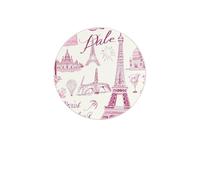 Set di 4 sottobicchieri in diatomite assorbenti con Torre Eiffel, ad asciugatura rapida, per bevande, tazze rotonde per tavolo, bar, decorazione per la casa