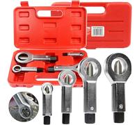 Set di 4 Spaccadadi Rompidadi Tagliadadi | per Dadi Bulloni Arrugginiti Danneggiati | 9-27 mm | in Acciaio e Cromo-Molibdeno | con Valigetta