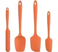 Set di 4 spatole in silicone Generic, resistenti al calore fino a 315℃, | Set di 4 spatole in silicone arancioni, resistenti al calore fino a 315℃, ideali per cucinare e cuocere al forno.
