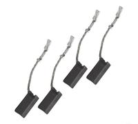 Set di 4 spazzole di carbone per Bosch per smerigliatrice angolare da 1200 W, modelli GWS12125S, GWS12150S, E64, con filo e molla, 6 x 10 x 17 mm