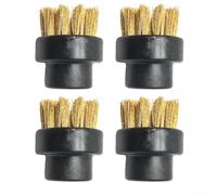 Set di 4 spazzole in acciaio inossidabile compatibili con pulitore a vapore Dupray per una migliore pulizia di fessure strette, schermi delle finestre e scarichi della cucina (filo di rame)