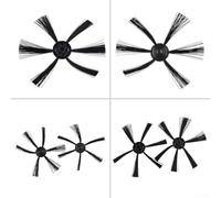 Set di 4 spazzole laterali per robot aspirapolvere Severin RB7025, ricambio diretto per parti usurate sul robot di pulizia, modello RB7025