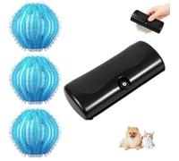 Set di 4 spazzole per cani, per cani, gatti, cavalli e conigli, con 3 palline di lavaggio in nylon, per cani, gatti, cavalli e conigli, 14,6 x 6,8 x 3,5 cm