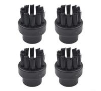 Set di 4 spazzole per pulitore a vapore compatibile con Dupray per una pulizia completa di spazi vuoti di cucina e bagno, giunti, angoli e fessure strette (spazzola nera)