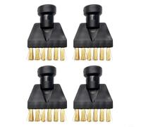 Set di 4 spazzole per pulitore a vapore in ottone per Kärcher per serie SC, robusta spazzola di pulizia in ABS per fughe, piastrelle, cucina e bagno, efficace contro lo sporco ostinato e il calcare (2