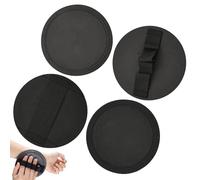 Set di 4 spugne esfolianti per il corpo, indolore, guanti esfolianti delicati, in gomma, per la pulizia profonda del corpo e della doccia (cinghie, dita)