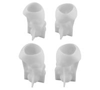 Set di 4 stampi per angeli, 2 stampi in silicone natalizio stile 3D fai da te per resina epossidica, gesso, candele artigianali, in resina natalizia