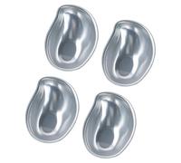 Set di 4 stampi portatili in lega di alluminio per manghi e pesche, strumento di cottura efficiente, per gelato, cioccolato e dessert