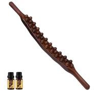 Set di 4 Stecche di Massaggio Gua Sha in Legno per Terapia e Rilassamento del Corpo, Fasciatore Tradizionale Cinese per Massaggi alle Gambe e al Corpo