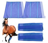 Set di 4 stivali da mosca per, protezioni per gambe equine, riutilizzabili per con gambe ridotte | Protezione delle gambe a lunga durata, protezioni per ridurre l'affaticamento