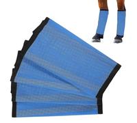 Set di 4 stivali per , leggings anti-mosca, 4 stivali anti-mosca riutilizzabili per stivali antimosca, rete traspirante per un maggiore comfort, allevia l'affaticamento delle gambe, riduce le