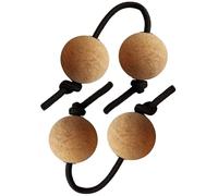 Set di 4 strumenti per ritmo, palle da mano con cinghie regolabili, palline in sughero per esercizi ritmici, suono silenzioso e sensazione di leggerezza