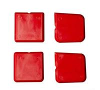 Set di 4 strumenti per sigillatura in silicone con raschietto angolare e lama per colla per vetro, per rimozione liscia del calafataggio, pulizia e riparazione di piastrelle e vetro