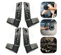 Set di 4 supporti da parete per bilancieri, porta attrezzi organizer per
