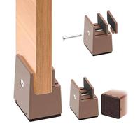 Set di 4 supporti per mobili regolabili con morsetto a vite, 5 cm, per divano, tavolo e letto, per mobili da 10 a 37 mm di larghezza