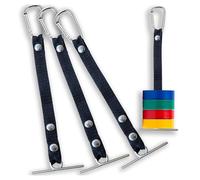 Set di 4 supporti per nastro elettrico - organizer durevole con clip per cintura a strumenti, accessorio compatto per elettricisti, operai edili, lavoratori di magazzino, automobili, C