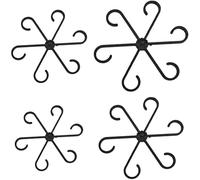 Set di 4 supporti per piante da appartamento Monstera da giardino | Supporto per stelo di edera per giardino, balcone, orchidea, bonsai, giardinaggio