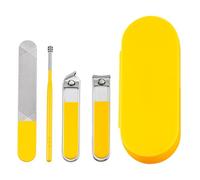 Set di 4 tagliaunghie a testa angolata, in acciaio inox