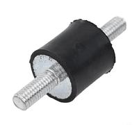 Set di 4 tamponi in gomma M5 M6 M8 ammortizzatori di vibrazioni per macchinari, blocco silenzioso, supporto in gomma in metallo compatibile con (M5)