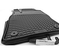 Set di 4 tappetini in gomma, per Compatibile con Opel Corsa D dal 2006 al 2014, colore: Nero
