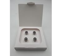 Set di 4 tappi valvole ruote ORIGINALI MAZDA