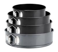 Set di 4 teglie a forma di molla di diverse dimensioni teglia per torte teglia