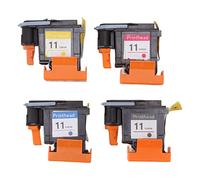 Set di 4 Testine di Stampa Sostitutive per HP Designjet 100 110 111 500 510 800 813 850, Risoluzione Chiara, Alta compatibilità, Prestazioni Stabili