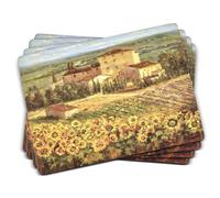 Set di 4 tovagliette rettangolari rigide toscane - Pimpernel
