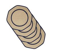Set di 4 tovagliette vintage in fibra naturale, resistenti al calore, facili da pulire, tovaglietta per casa, ristorante, piccolo spazio, essenziale