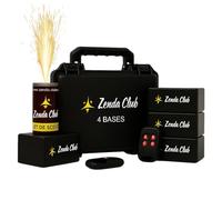 Set di 4 Trigger + 5 getti di scena dorati 2 m 50s | Kit di tiro remoto con telecomandi senza fili - ideale per matrimoni e feste Zenda Club®