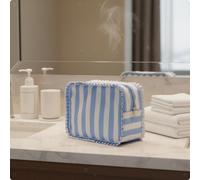 Set Di 4 Trousse Da Viaggio Per Cosmetici, Leggere E Portatili, Con Chiusura A