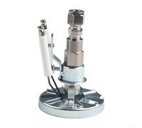 Set di 4 ugelli per bruciatori di oli usati, atomizzatore per riscaldamento industriale, nebulizzatore a bassa pressione, design in metallo anti-intasamento, per olio pesante diesel (1,5 mm)