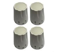 Set di 4 valvole termostatiche per riscaldamento a pavimento, con filettatura M30 x 1 5, adatte per sistemi di riscaldamento a radiatore, colore: bianco