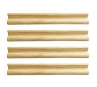 Set di 4 vassoi in legno per piastrelle per giochi di treno Mahjong