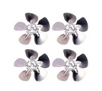 Set di 4 ventole per frigorifero e congelatore, in lega di alluminio, diametro 150 mm-300 mm, stile di aspirazione per motori di frigoriferi e condizionatori d'aria (300 mm)