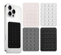 Set di 4 Ventosa per Telefono,Ventosa Cellulare in Silicone,Ventose Universali per Smartphone Supporto Auto Bagno Cucina Ultraaderente Senza Residui con Maggior Parte Cellulari per Selfie,Video